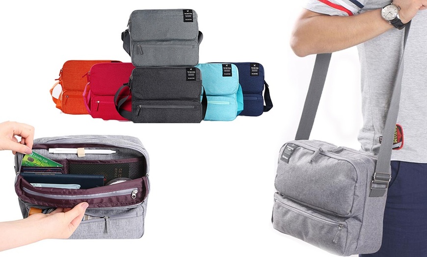 Image 1: Multi-Compartment Travel Bag