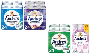 Up to 96 Rolls of Andrex Toilet Paper