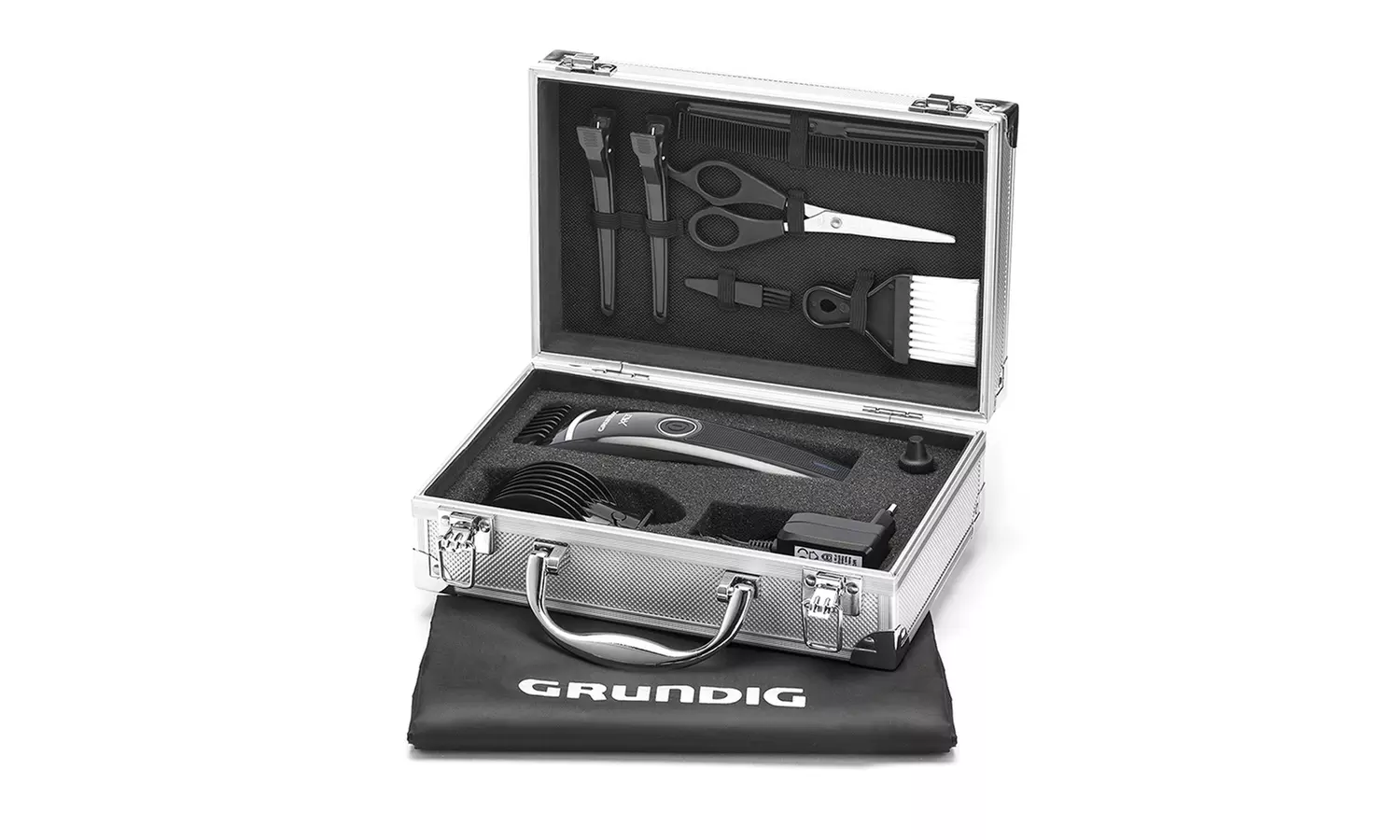 Grundig MC 3342 Haar- und Bartschneider Set mit Teleskopkammsystem mit zwei Kammaufsätzen - Primary Image