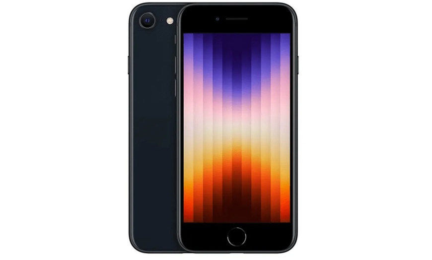 Image 1: Apple iPhone SE (2022) de 64 GB en color negro, reacondicionado