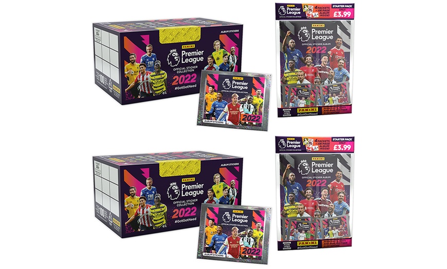 Image 12: 100 or 200 Packs of Panini 2022 Premier League Stickers