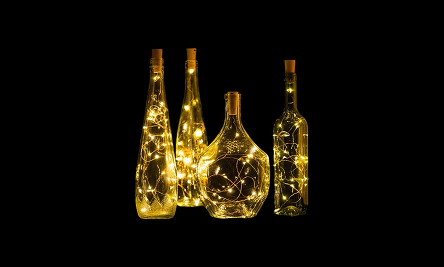 Image 4: One, Two or Three Decorative Bottle Fairy String Lights