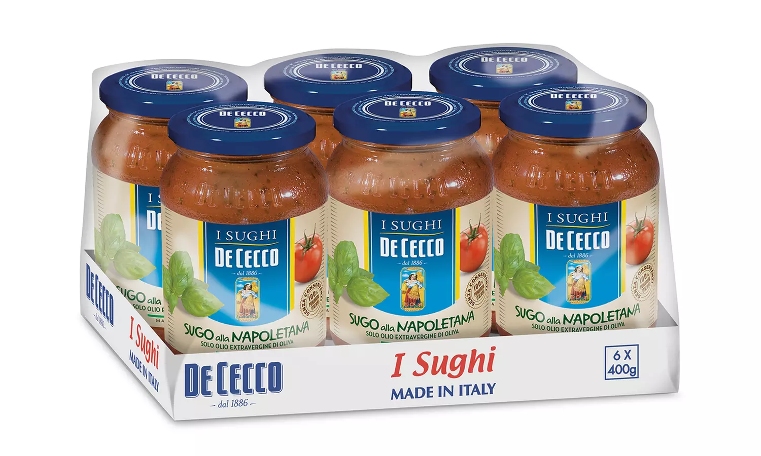 De Cecco: lot de 6 ou 12 Sauces italiennes - Primary Image