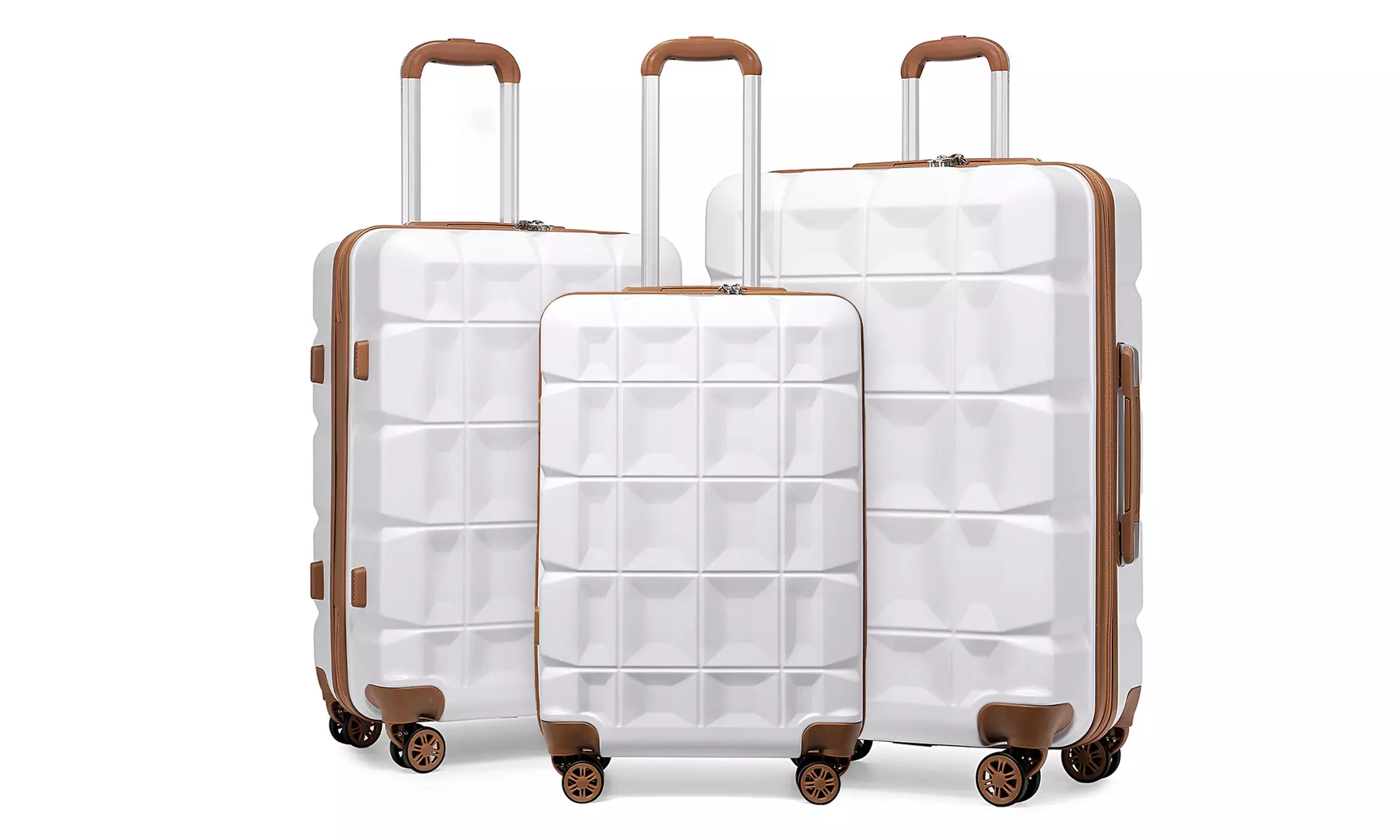 KONO Hard Shell Suitcases with TSA Locks