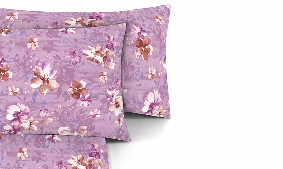 Completo Lenzuola No Stiro, Microfibra effetto Seta, Made in Italy