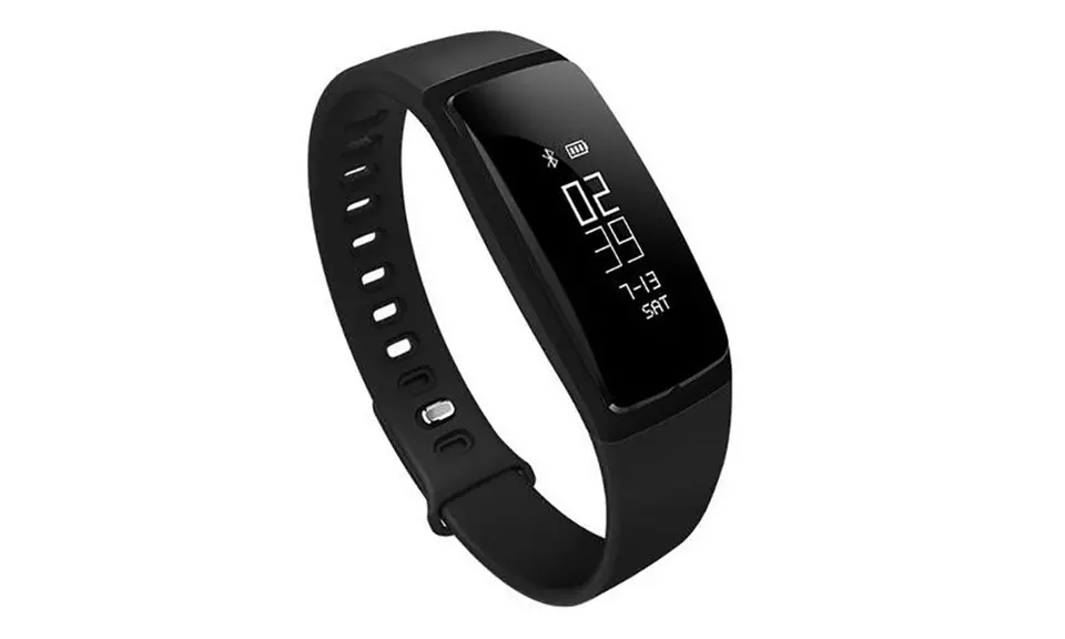 Fitness Tracker Watch with BP and Heart Rate Monitor V7 (Open Box) - Primary Image