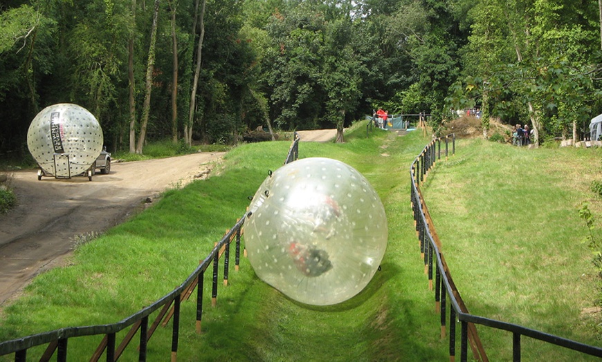 Image 3: Hydro or Harness Zorbing for Two