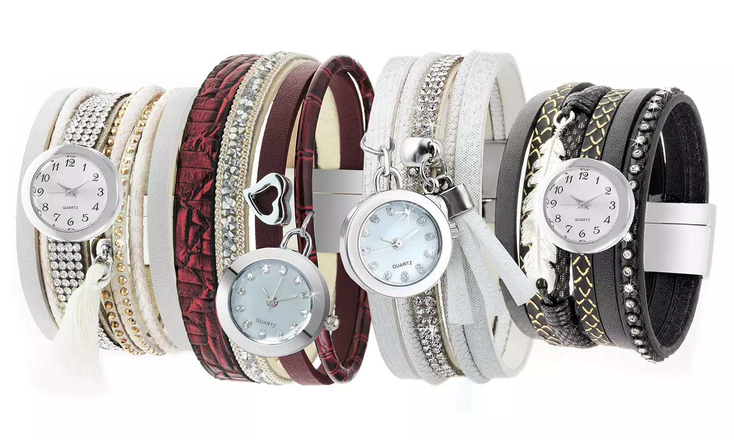 Montres manchettes Cllection Luxe de la marque Sc Crystal Paris - Primary Image