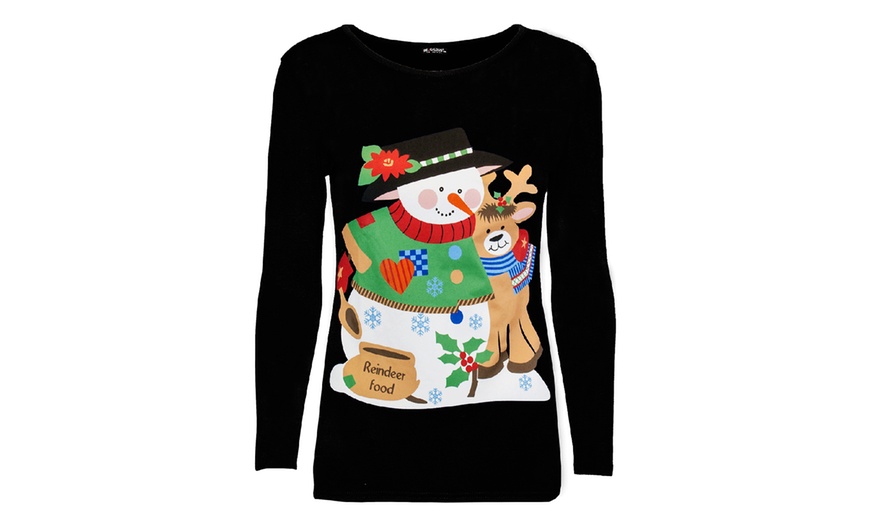 Image 2: Christmas-Themed T-Shirt