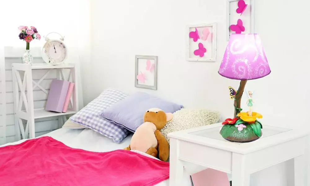 Lamp with Animated Disney Tinkerbell Fairy Figure - Second Medium
