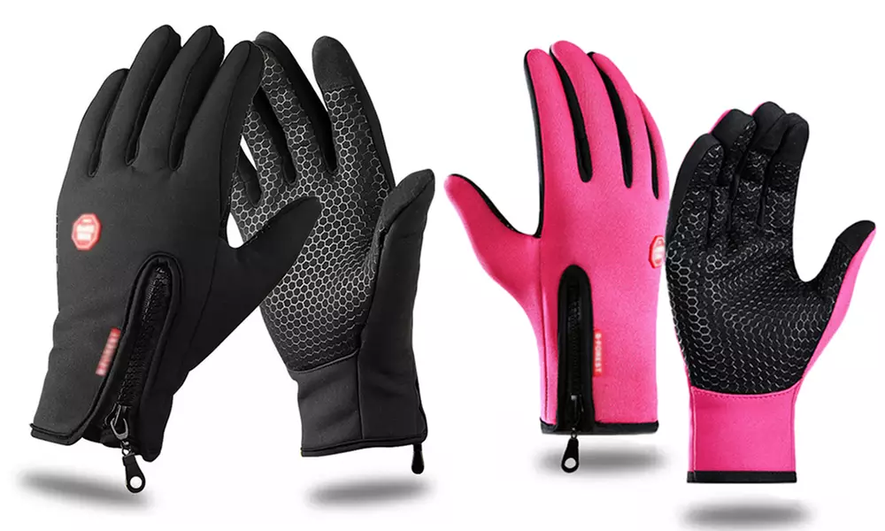 1 of 2 paar softshellhandschoenen