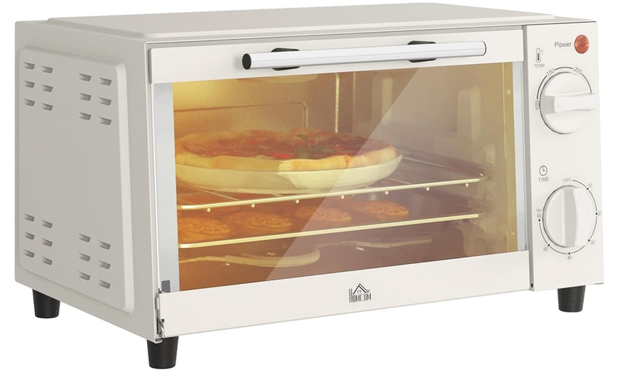 Image 2: HomCom Mini Oven, 9L Countertop Electric Grill