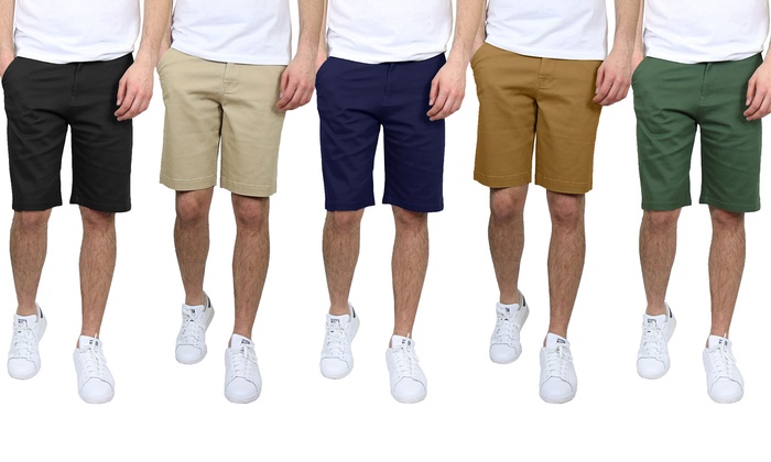 stretch chino shorts