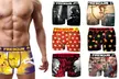 Pack de 6 ou 12 Boxers aléatoires de la marque Freegun pour homme - Second Medium
