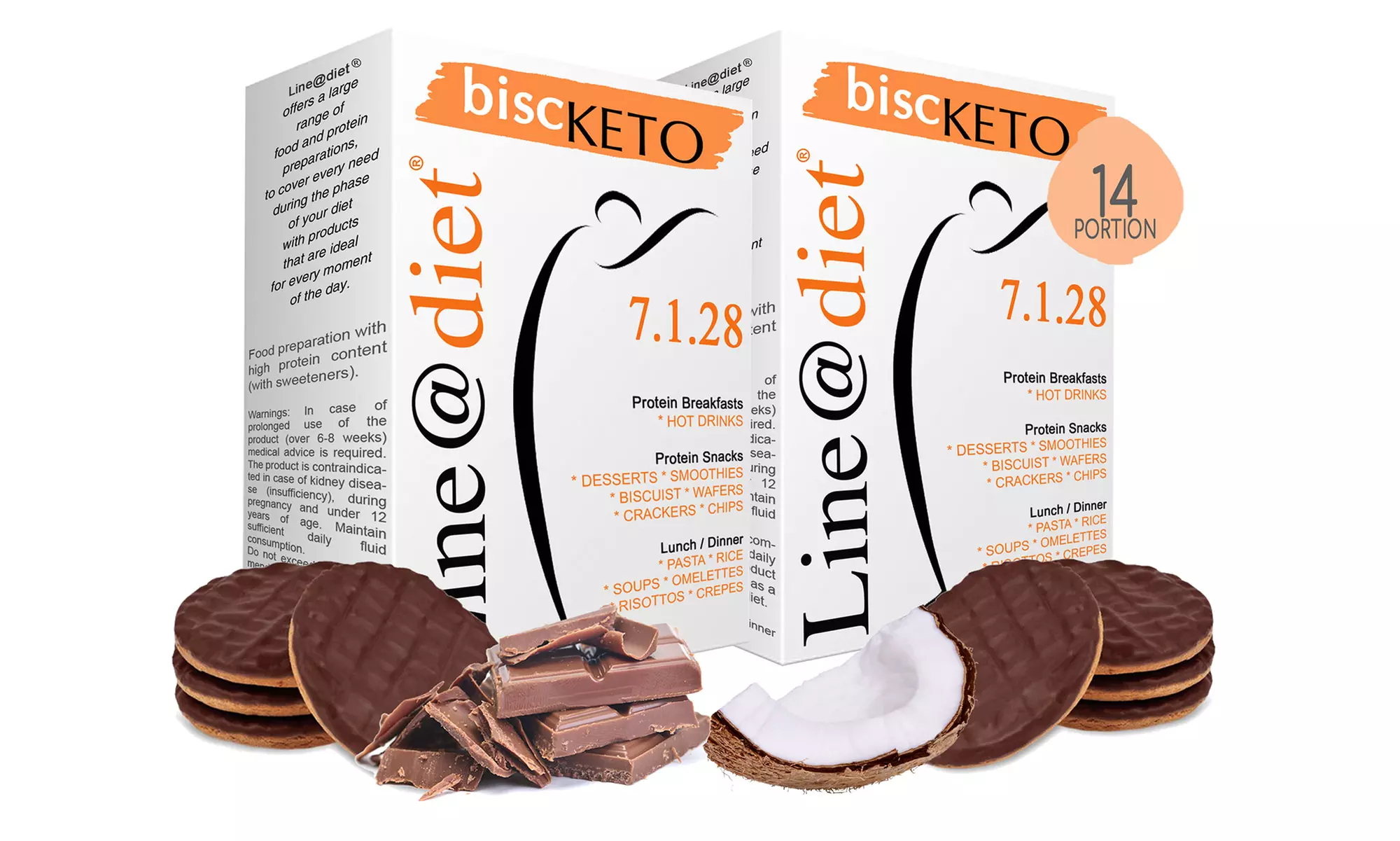 1, 2 o 4 confezioni di biscotti proteici Lineadiet