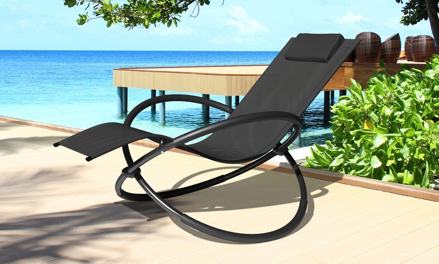 Image 1: Zero Gravity Folding Lounger