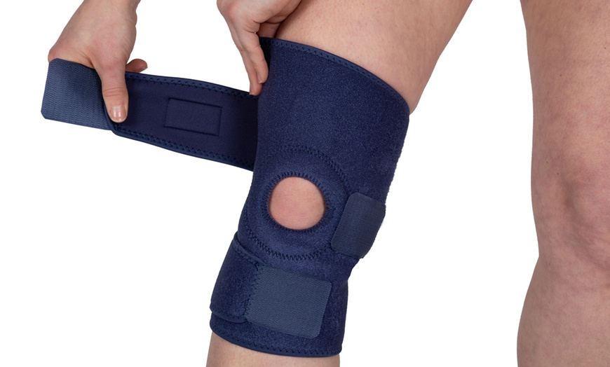 Image 1: Wrap-Around Knee Brace Support