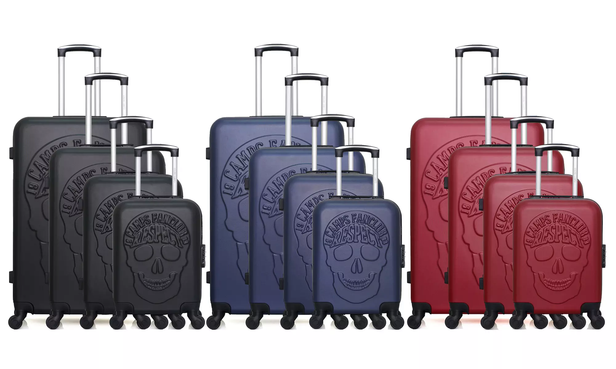 Juego de 4 maletas de viaje de diferentes tamaños, con envío gratuito - Primary Image