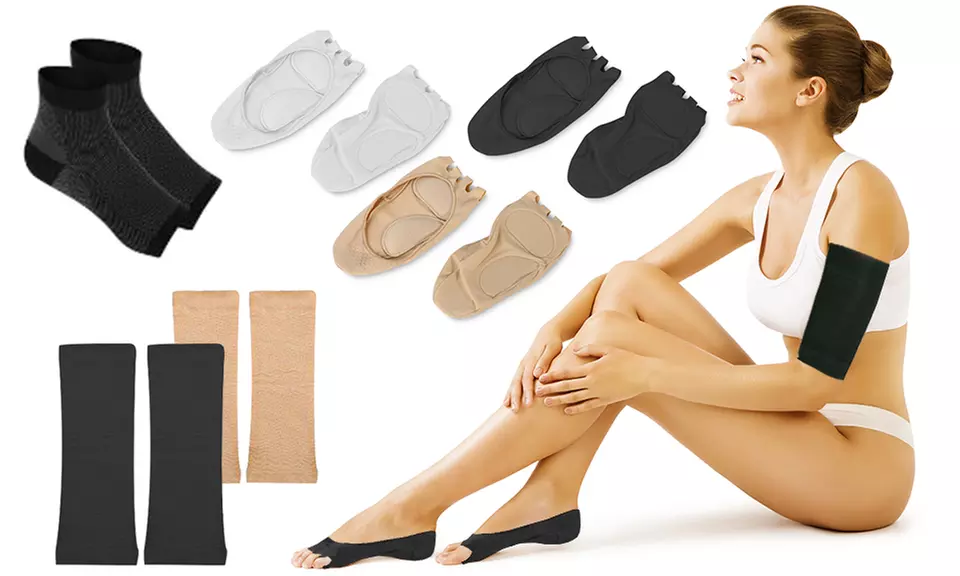 Bandeaux bras effet minceur et chaussettes de compression - Primary Image