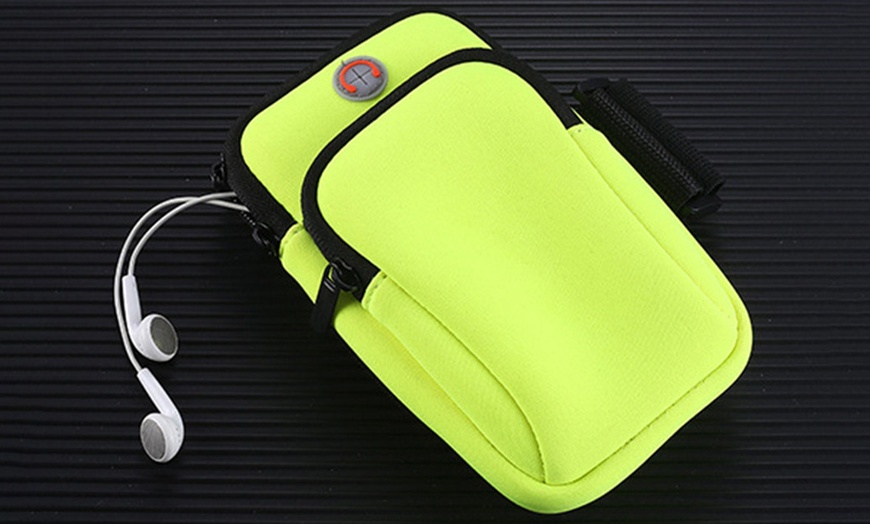 Sport Mobile Pouch Arm Bag | Groupon