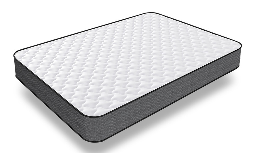 Image 9: Gude Night 7 inch Deep Memory Foam Quilted SprIng Mattress 