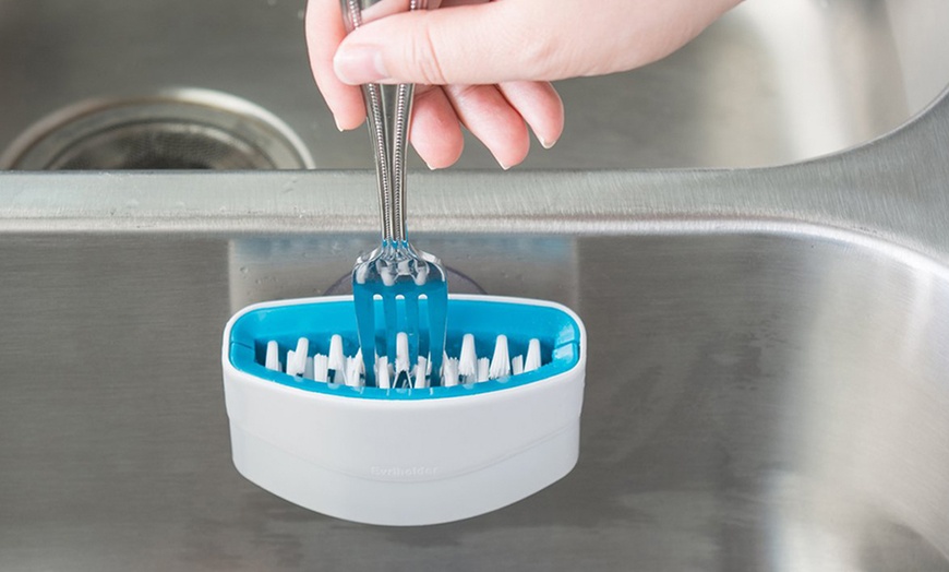 Image 3: Utensil Cleaning Suction Brush