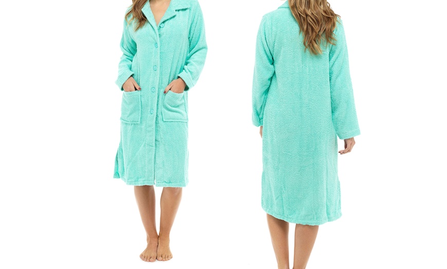 Image 1: Women's Cotton Robes