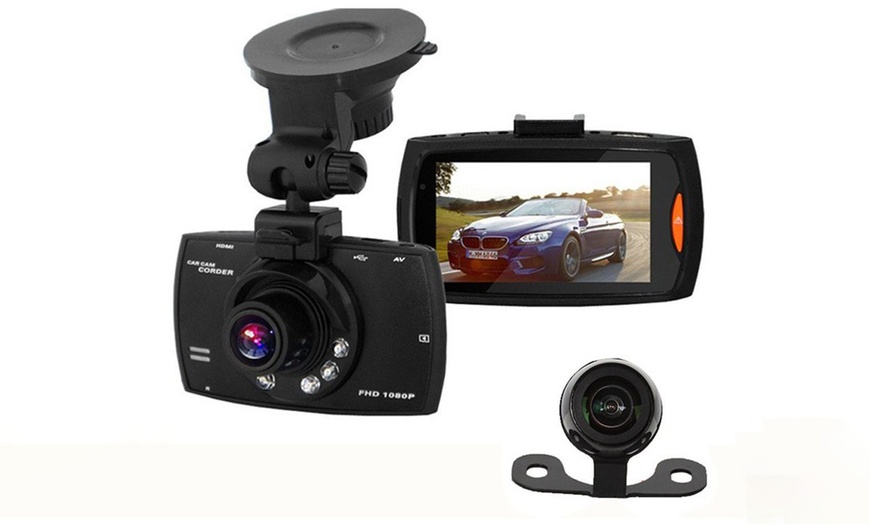 Image 1: G30 Full HD Dual Dash Cam
