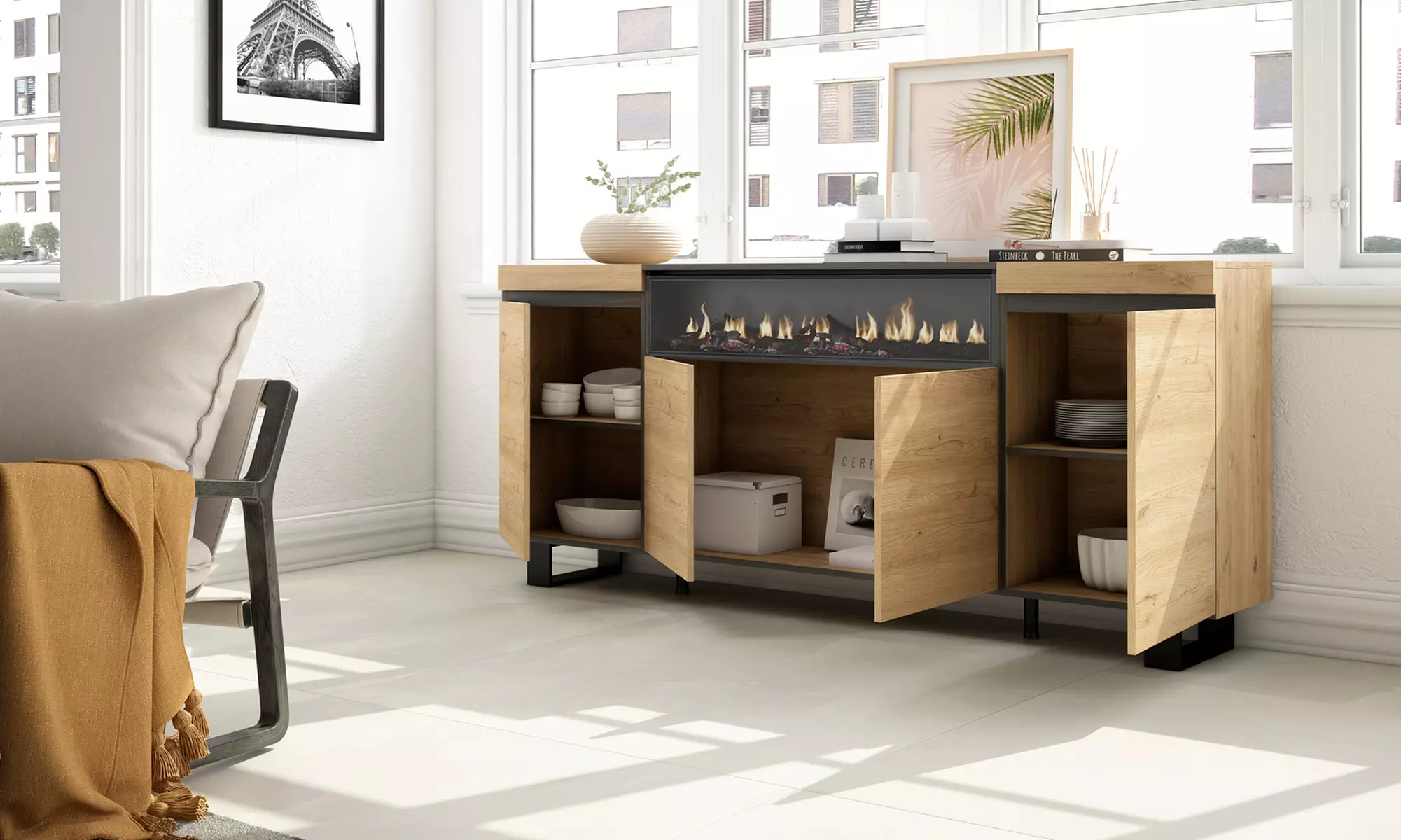 Sideboard mit großem Stauraum