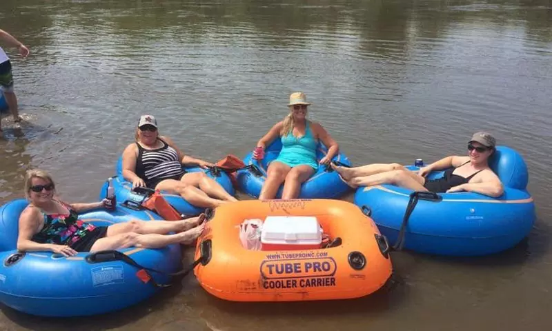 Tube Rental for Two, Four, or Six People at Pec Time Tubing (Up to 31% Off) - Second Medium