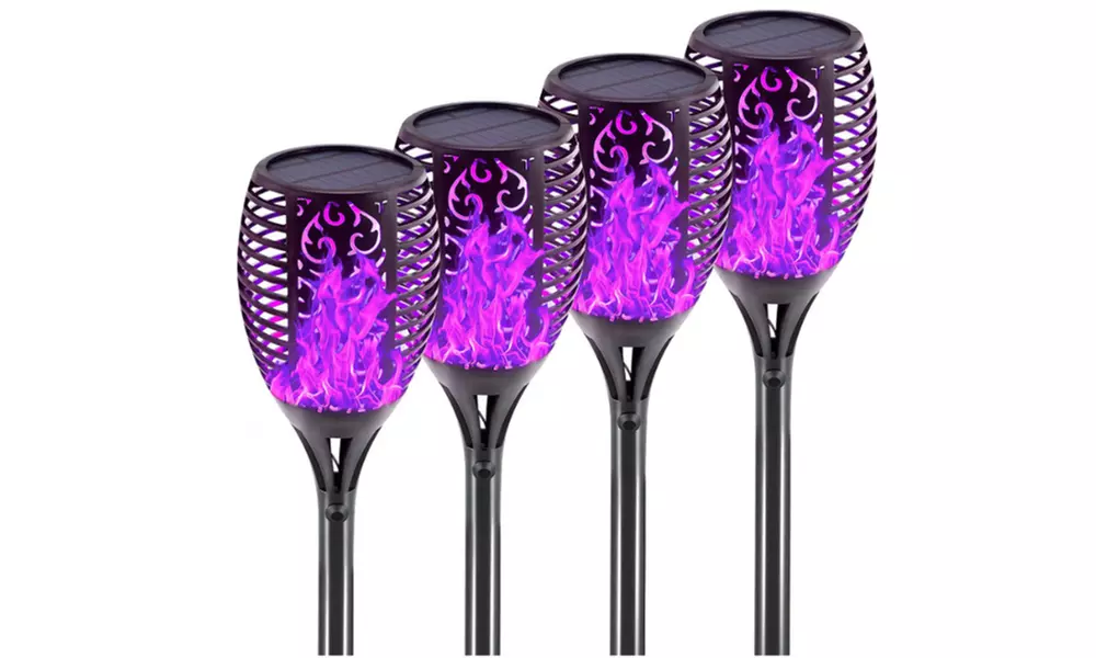 1, 2 ou 4 lampes torches solaires