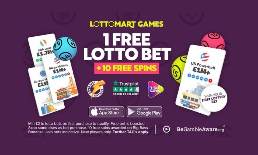 Image 2: One Complimentary Lotto Bet and 10 Complimentary Spins