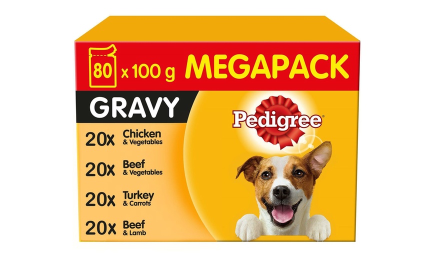 Image 2: Pedigree Dog Food Pouches 100g