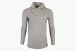 Men's Pullover with Wide Collar or Cardigan with Zipper - Image 2