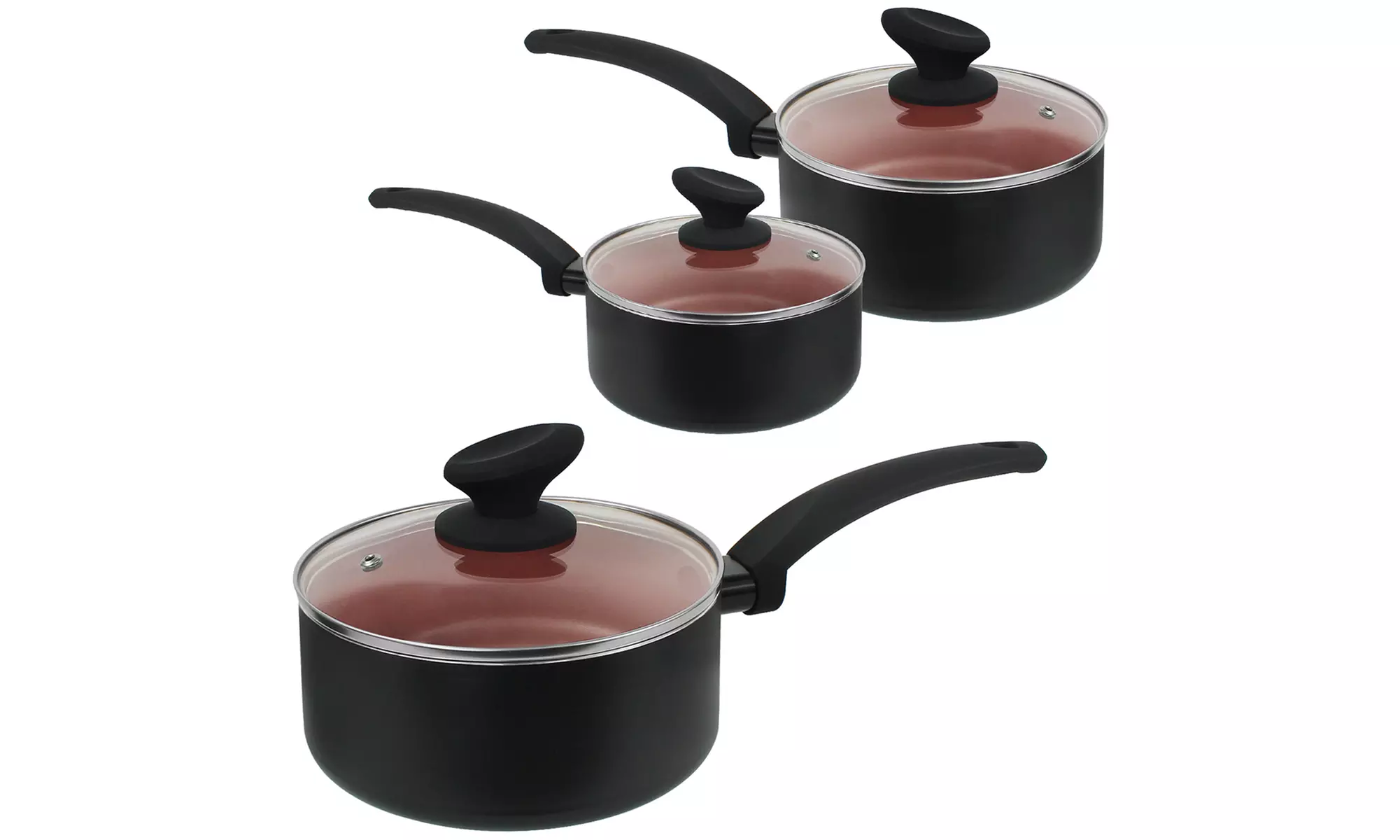 6-Piece Rose Sparkle Saucepan Cookware Set - Image 7