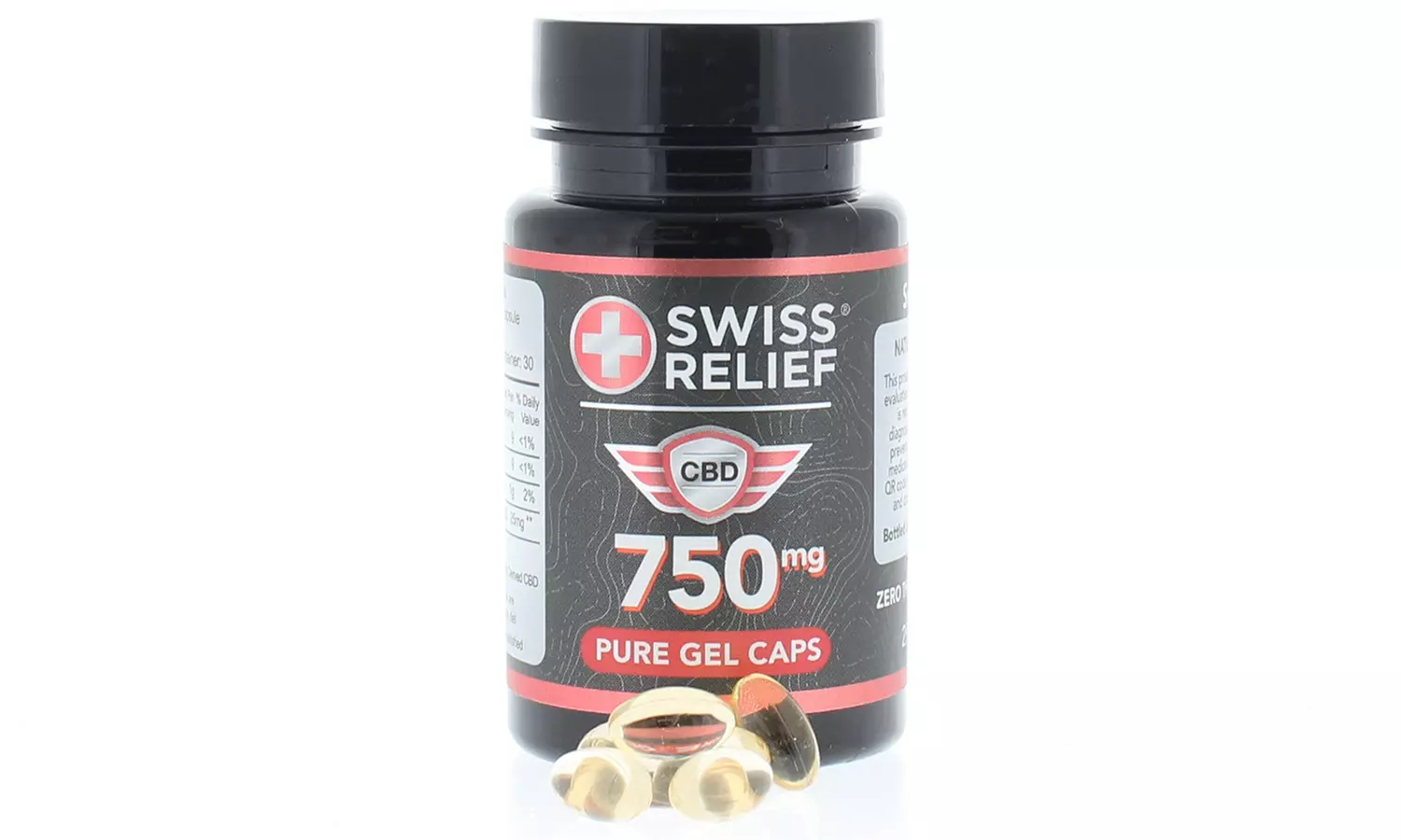 Swiss Relief CBD Capsules (30-Day Supply) - Second Medium