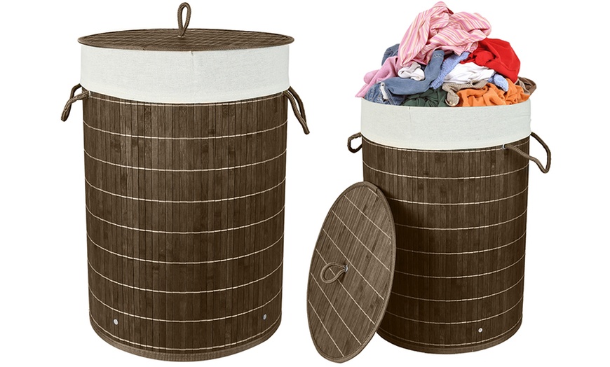 Image 5: Bamboo Laundry Basket