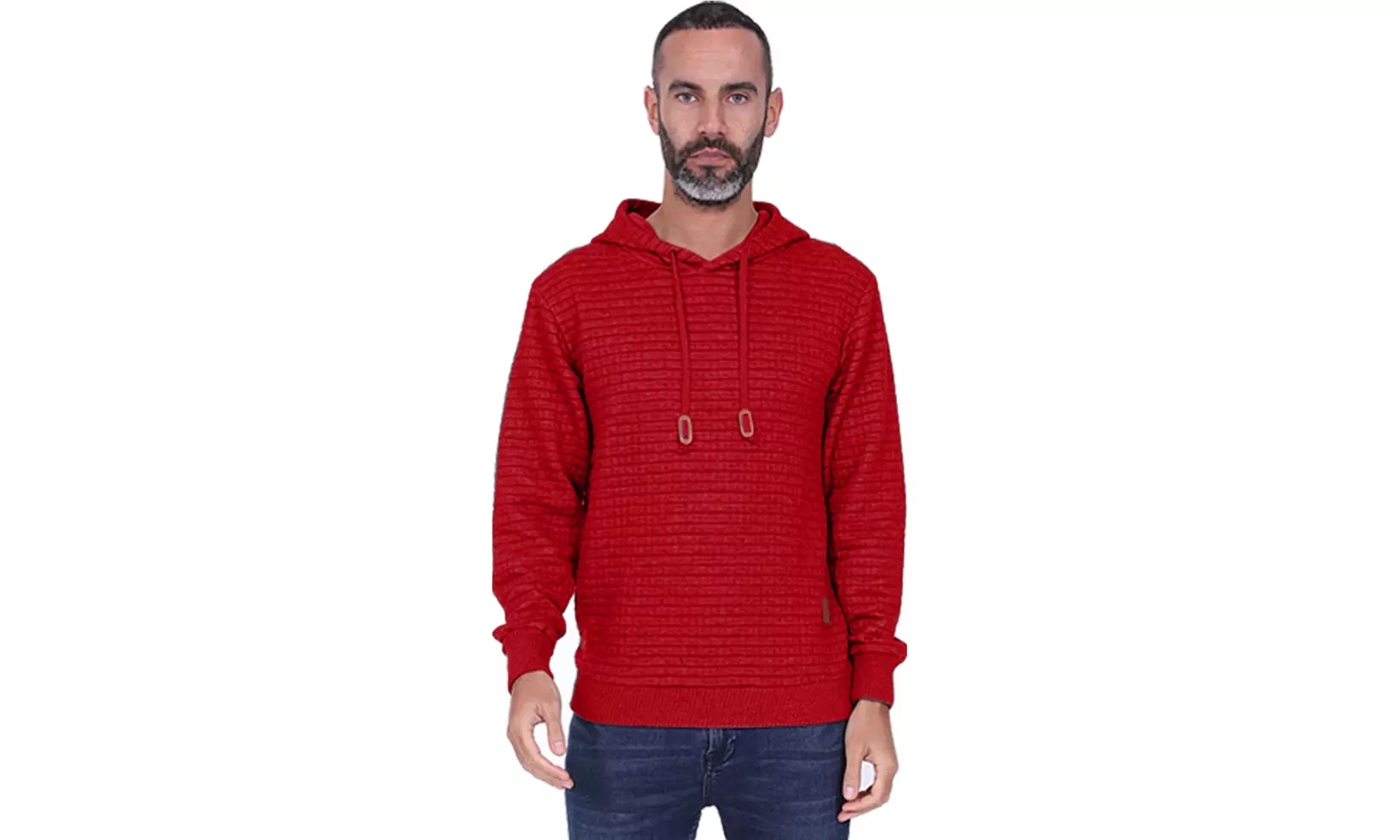 Blu Apparel Nathan Textured Hoodie