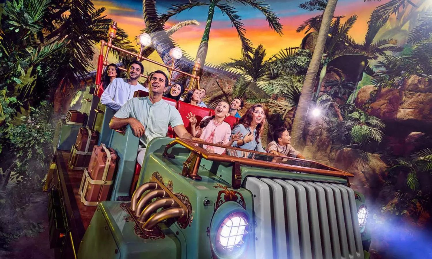 IMG Worlds Of Adventure with Dubai Frame, Miracle Garden, and More