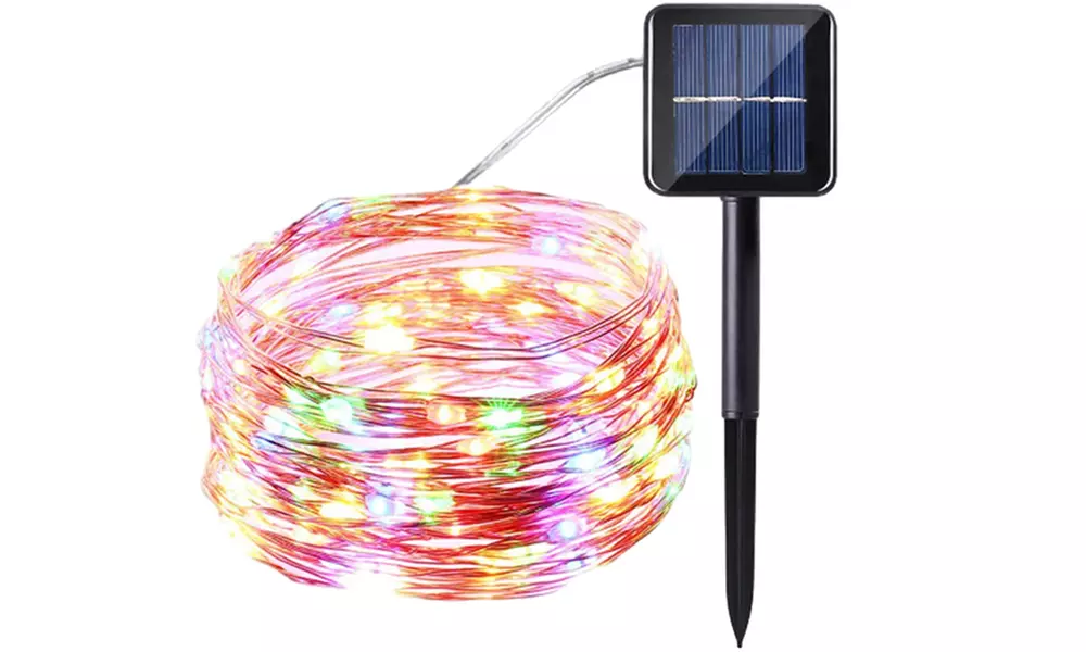 Solar-Lichterkette für den Garten