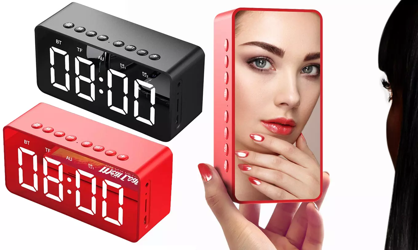 1 ou 2 réveils-enceinte Bluetooth - Primary Image