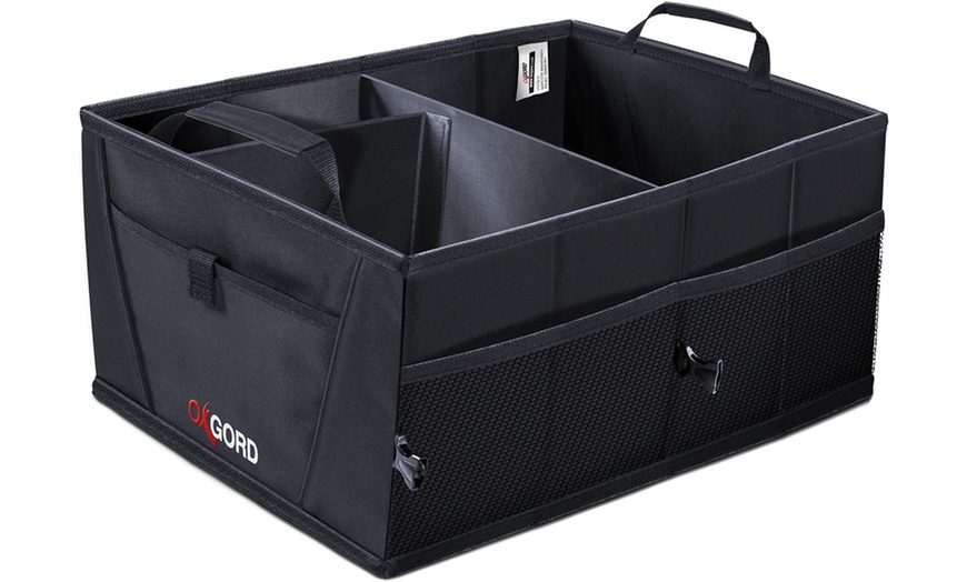 Trunk Cargo Organizer Heavy-Duty Folding Tray | Groupon