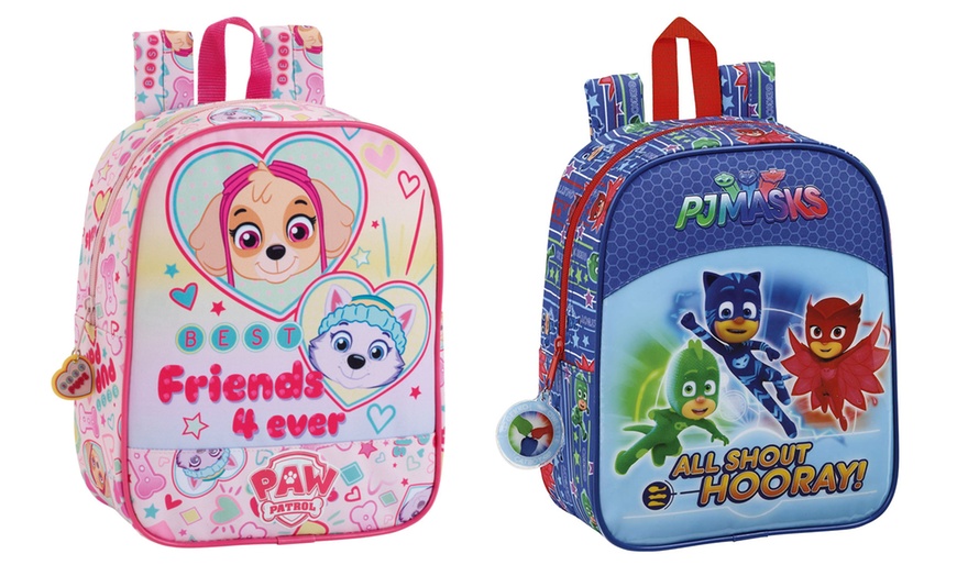 Image 1: Paw Patrol and PJ Masks Backpacks