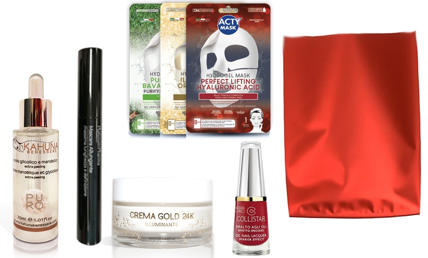 Image 3: Box cosmetici, con creme e trucchi Collistar o Kahuna Benessere