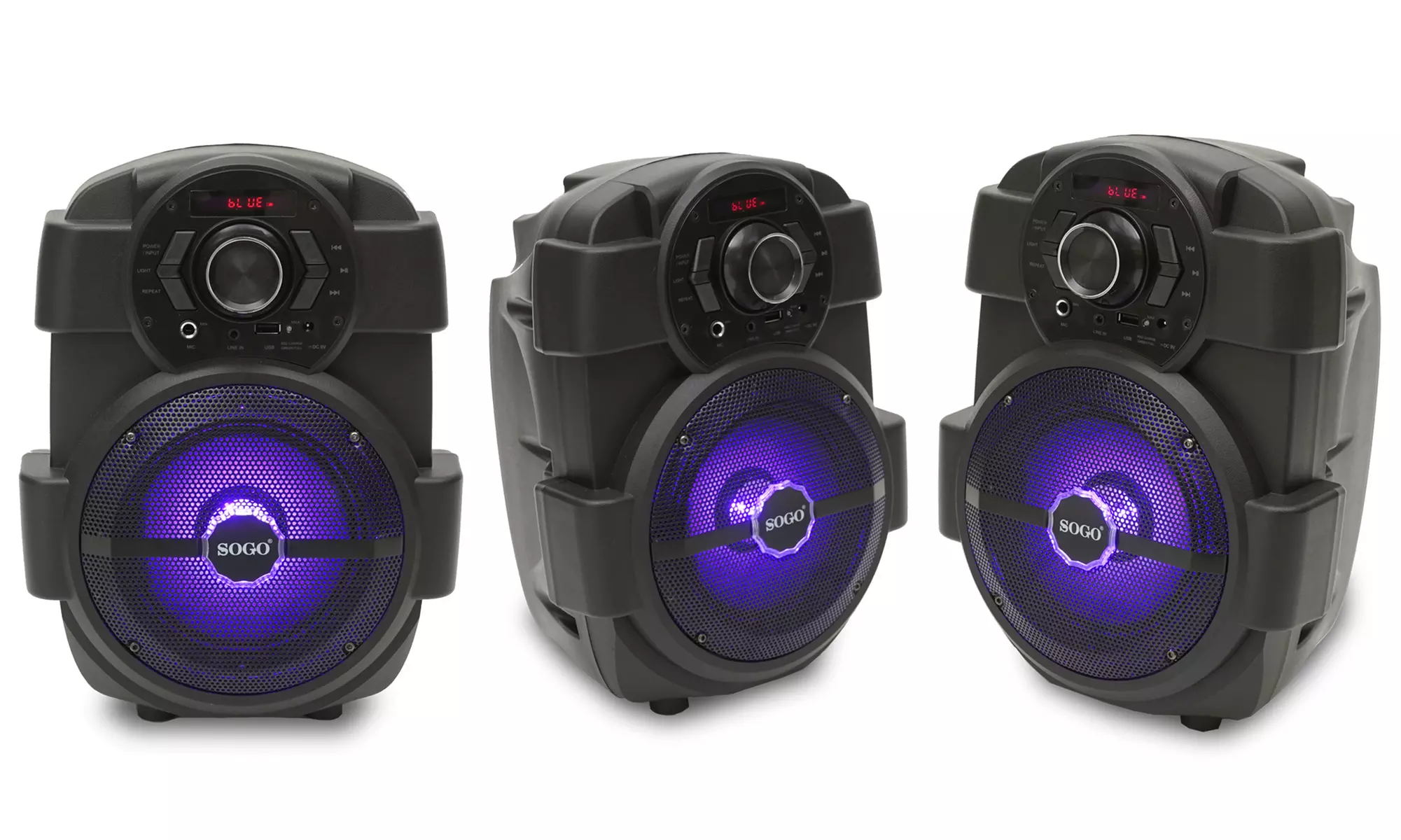 Enceinte de soirées bluetooth SOGO avec effets lumineux - Primary Image