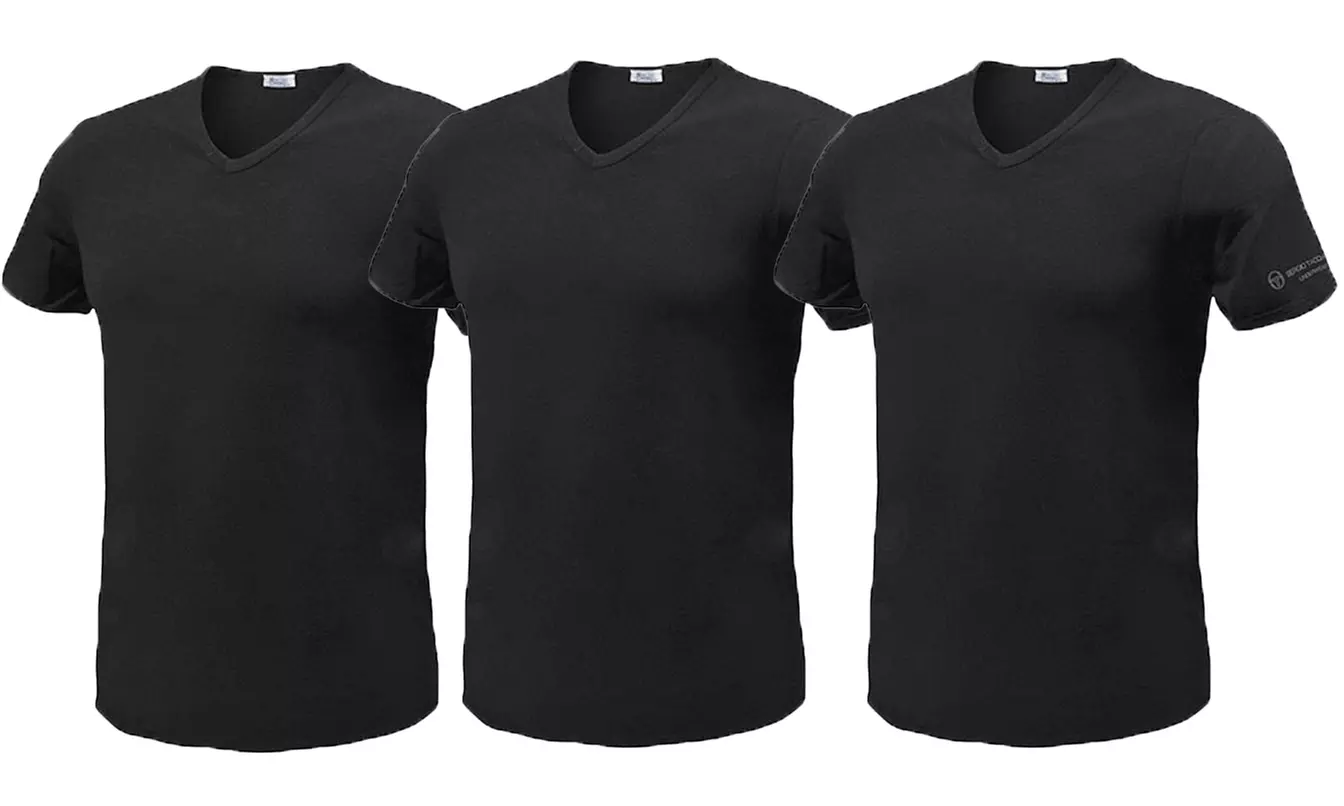 3, 6 o 12 maglie con scollo a V Sergio Tacchini