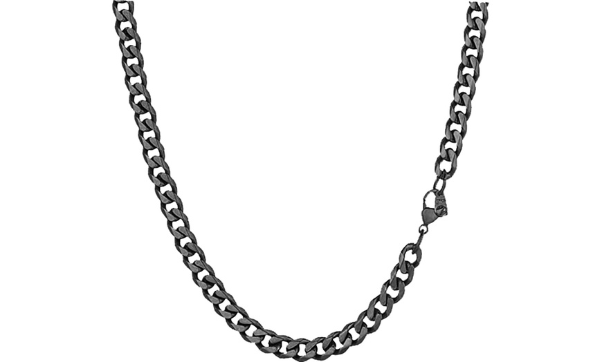 Image 5: Eira Wen Men's Cuban Chain Link Necklace