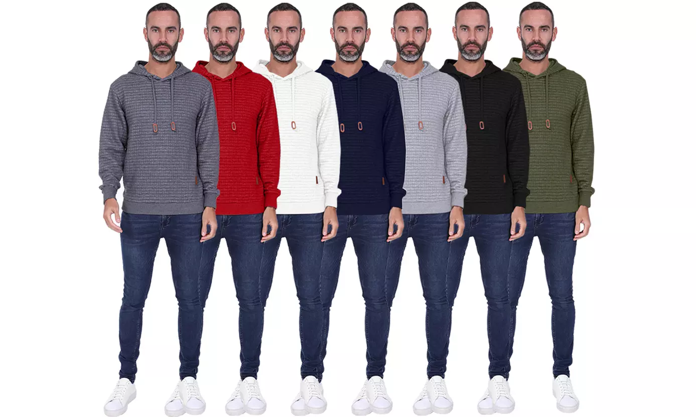 Blu Apparel Nathan Textured Hoodie