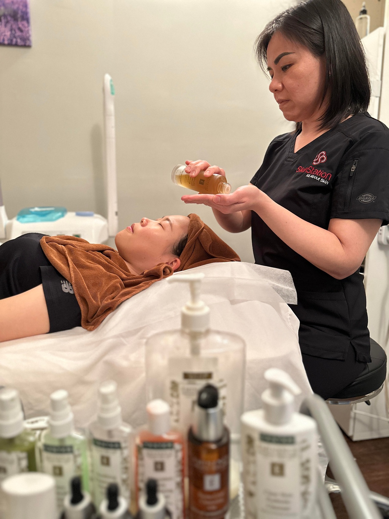 Experience Skin Station's Custom Facials, Body Massage & More with up to 28% off in Old Town Rd.