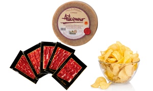 Manchego, Jamon and Chips Hamper